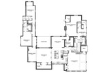 Contemporary House Plan - Glen Allen 30211 - 1st Floor Plan