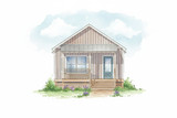 Cottage House Plan - Great Egret 84377 - Exterior