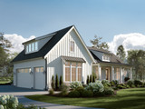 Farmhouse House Plan - 86258 - Left Exterior