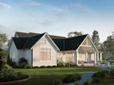 Farmhouse House Plan - 86258 - Rear Exterior