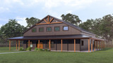 Country House Plan - Larch 36492 - Right Exterior