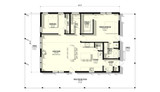 Country House Plan - Locust 89691 - 1st Floor Plan
