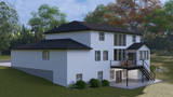 Farmhouse House Plan - Turner 18969 - Rear Exterior