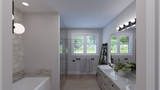 Farmhouse House Plan - Turner 18969 - Master Bathroom