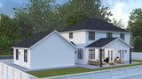 Farmhouse House Plan - Robyn 36242 - Rear Exterior