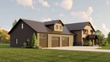 Country House Plan - 39212 - Left Exterior