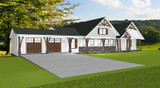 Craftsman House Plan - Clayton 30141 - Front Exterior
