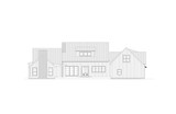 Farmhouse House Plan - Alexandria 28453 - Rear Exterior