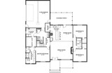 Modern House Plan - Elberta 50033 - 1st Floor Plan