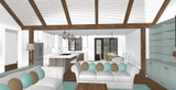 Modern House Plan - Elberta 50033 - Living Room