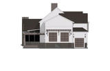 Modern House Plan - Waterloo 40881 - Left Exterior