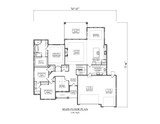 Ranch House Plan - Trenton 82867 - 1st Floor Plan