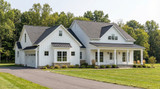 Farmhouse House Plan - Magnolia Meadow 63244 - Left Exterior