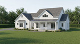 Farmhouse House Plan - Magnolia Meadow 63244 - Right Exterior
