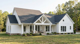 Farmhouse House Plan - Magnolia Meadow 63244 - Rear Exterior
