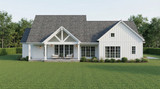 Farmhouse House Plan - Magnolia Meadow 63244 - Rear Exterior
