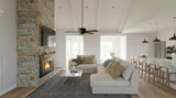 Farmhouse House Plan - Magnolia Meadow 63244 - Great Room