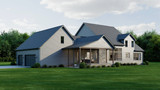 Farmhouse House Plan - 86055 - Rear Exterior