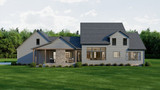 Farmhouse House Plan - 86055 - Rear Exterior