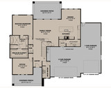 Contemporary House Plan - The Sunrise Mesa 19758 - 1st Floor Plan