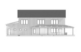 Modern House Plan - Trussville 43892 - Rear Exterior