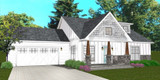 Craftsman House Plan - Trafford 31318 - Exterior