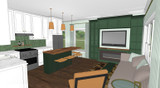 Cottage House Plan - Royal Tern 69336 - Living Room