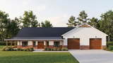 Ranch House Plan - Allium 52765 - Front Exterior