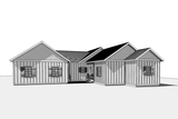 Farmhouse House Plan - Woodside 3a 26938 - Exterior