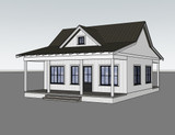 Country House Plan - Lisa 44811 - Right Exterior