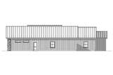 Ranch House Plan - Woodside 3b 40937 - Right Exterior