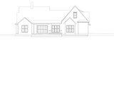 Farmhouse House Plan - Dothan 60363 - Rear Exterior
