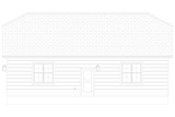 Traditional House Plan - Slickhorn Garage 16059 - Right Exterior
