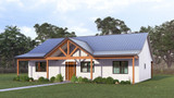 Country House Plan - Mesquite 14420 - Right Exterior