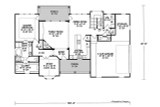 Craftsman House Plan - Sherwood Estate 32393 - 1st Floor Plan