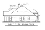 French Country House Plan - Milano Showcase 43578 - Left Exterior
