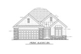 French Country House Plan - Akers 24354 - Front Exterior