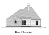 Secondary Image - Southern House Plan - 58243 - Rear Exterior