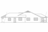 Southwest House Plan - Alessandro 42490 - Right Exterior