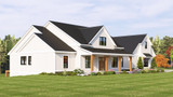 Country House Plan - 19986 - Left Exterior
