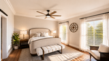 Farmhouse House Plan - 75493 - Master Bedroom