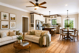 Secondary Image - Farmhouse House Plan - 83767 - Great Room