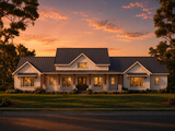 Farmhouse House Plan - Downey-1 40346 - Exterior