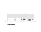 Secondary Image - Farmhouse House Plan - Cassidy-7 32162 - Rear Exterior