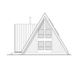 A-Frame House Plan - 15845 - Front Exterior