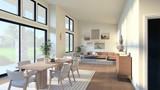 Modern House Plan - 22090 - Dining Room