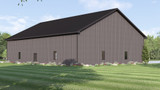Country House Plan - 88502 - Rear Exterior