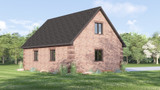 Country House Plan - 66232 - Left Exterior