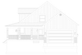 Farmhouse House Plan - Riley 70681 - Right Exterior