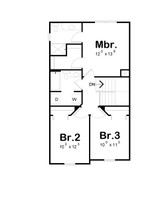 Secondary Image - Traditional House Plan - JoAnn 47477 - 2nd Floor Plan
